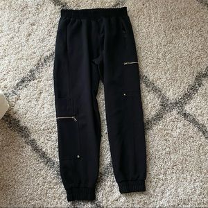 Black cargo pants